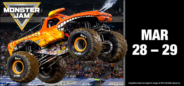 Interactive Monster Trucks Seating Chart March 26