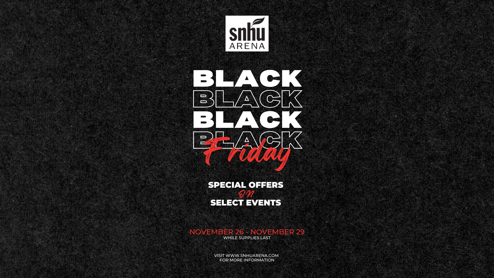 BLACK FRIDAY SALE